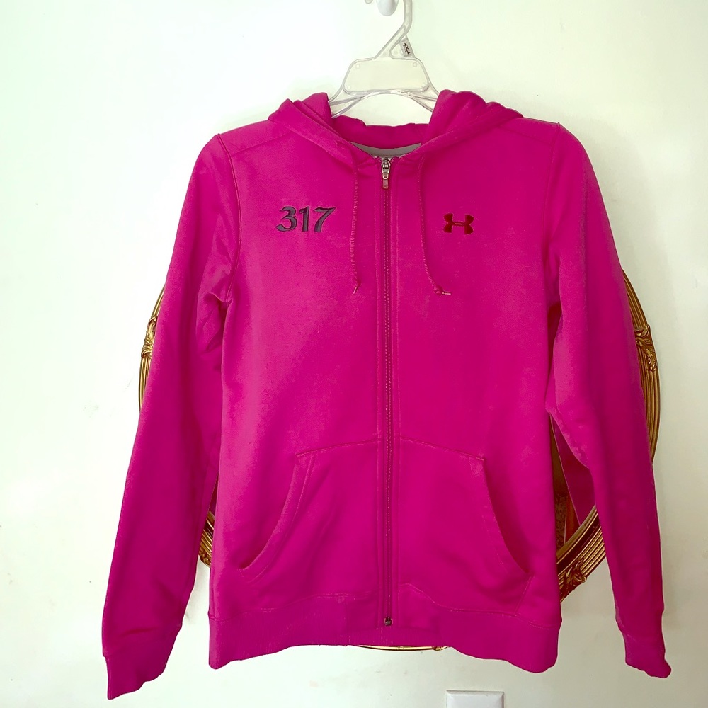 Under Armour fleece line hooded zip sweatshirt